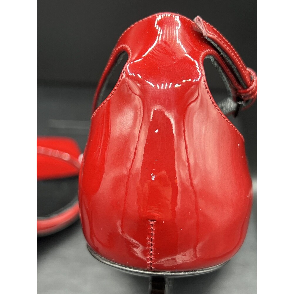 Saint Laurent Red Opyum Heels YSL EUR 37 / US Women’s Size 7 - Picture 14 of 16